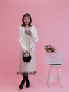 Dreamy Bicolor Lace Dress - MAISON MARBLE