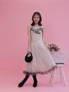 Dreamy Bicolor Lace Dress - MAISON MARBLE