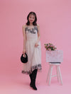 Dreamy Bicolor Lace Dress - MAISON MARBLE