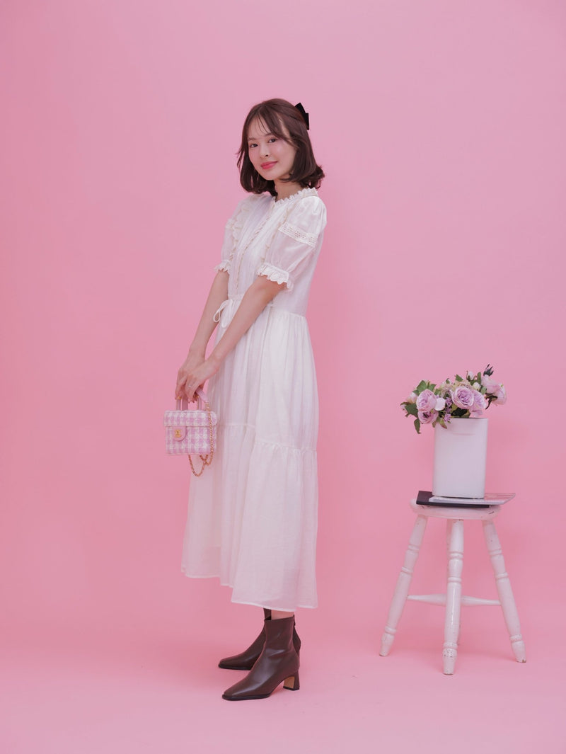 Ella Frill Dress - MAISON MARBLE
