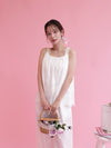 Embroidery Cotton Set Tops - MAISON MARBLE
