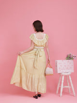 Embroidery Flower Dress - MAISON MARBLE