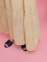 Embroidery Flower Dress - MAISON MARBLE