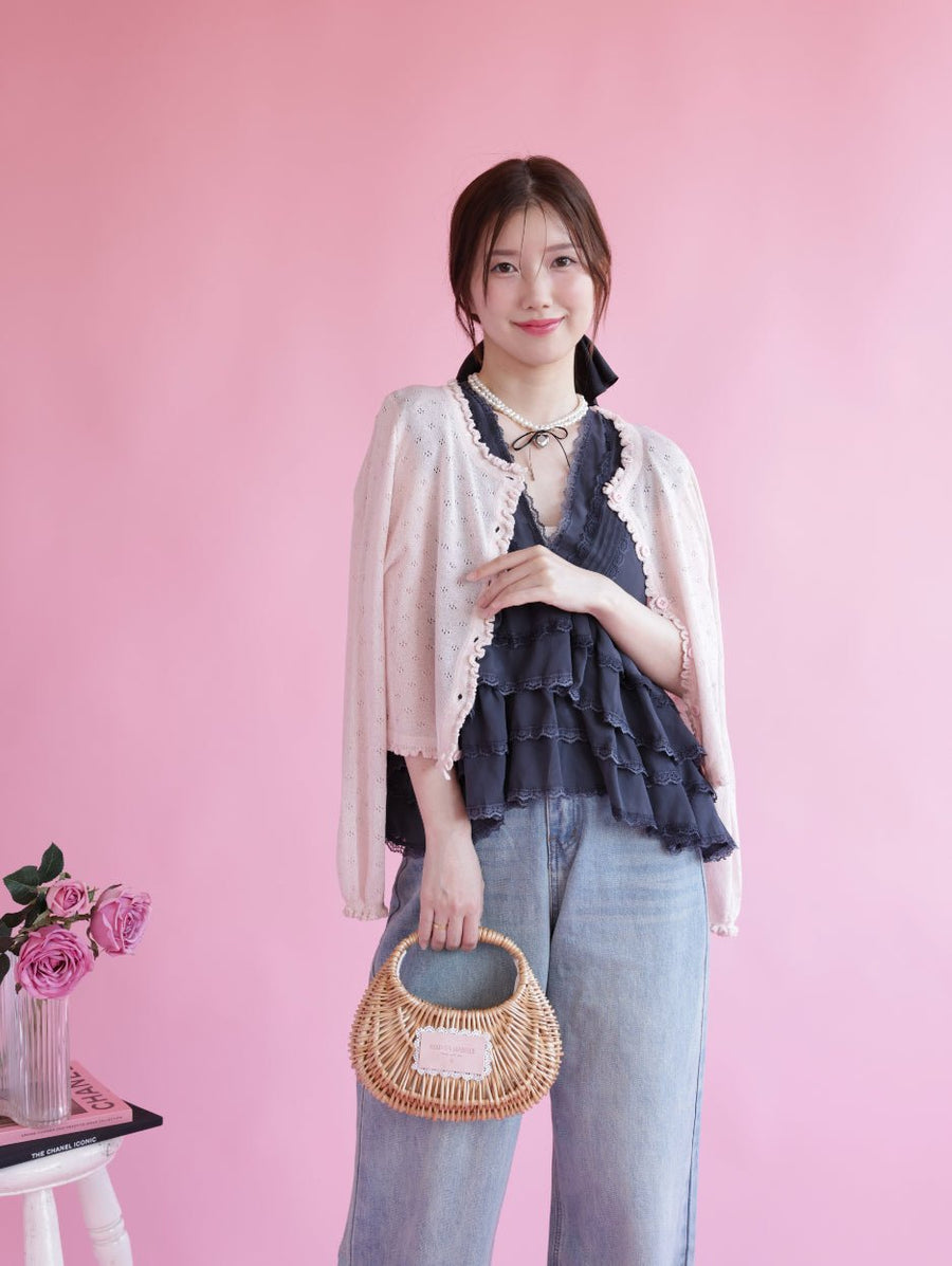 新品　メゾンマーブル　ジュリエットカーディガン Sailor Melty Cardigan Blue – MAISON MARBLE
