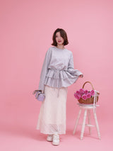 Flare Long Tee - MAISON MARBLE