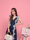 【再販】Fleur Denim Dress - MAISON MARBLE