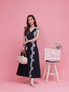 【再販】Fleur Denim Dress - MAISON MARBLE