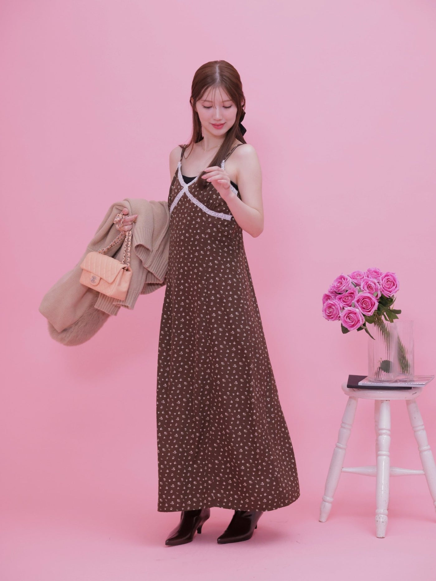 在庫調整】Fleur Lace Dress – MAISON MARBLE