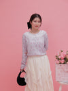 Fleur Lacy Cardigan - MAISON MARBLE