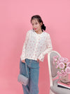 Fleur Lacy Cardigan - MAISON MARBLE