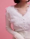 Fleur Lacy Tops - MAISON MARBLE
