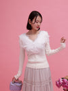 Fleur Lacy Tops - MAISON MARBLE