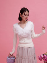Fleur Lacy Tops - MAISON MARBLE