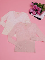 Fleur Lacy Tops - MAISON MARBLE