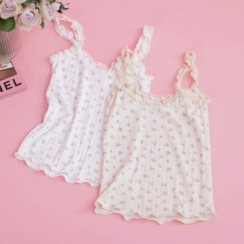 Floral Camisole - MAISON MARBLE