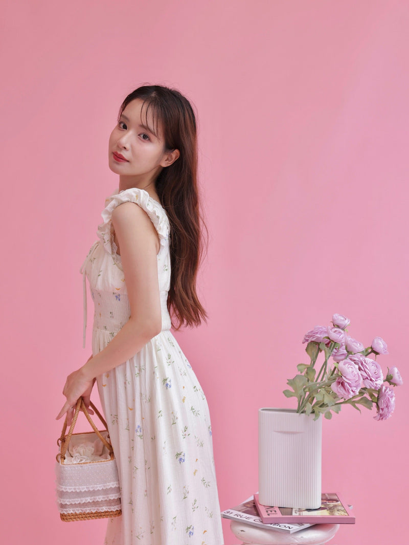 maison marble 花柄ワンピース Floral Summer Dress – MAISON MARBLE