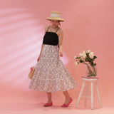 Floral Tiered Skirt - MAISON MARBLE