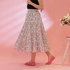 Floral Tiered Skirt - MAISON MARBLE