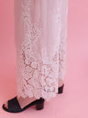 Flower Cutwork Pants - MAISON MARBLE