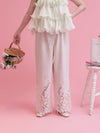 Flower Cutwork Pants - MAISON MARBLE