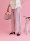 Flower Cutwork Pants - MAISON MARBLE