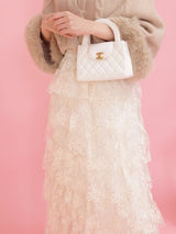 Flower Lace Tiered Skirt - MAISON MARBLE