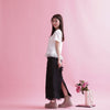 【在庫調整】Flower Satin Skirt - MAISON MARBLE