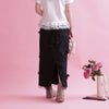 【在庫調整】Flower Satin Skirt - MAISON MARBLE