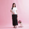 【在庫調整】Flower Satin Skirt - MAISON MARBLE