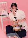 Fluffy Mini Dress - MAISON MARBLE