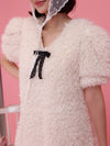 Fluffy Mini Dress - MAISON MARBLE