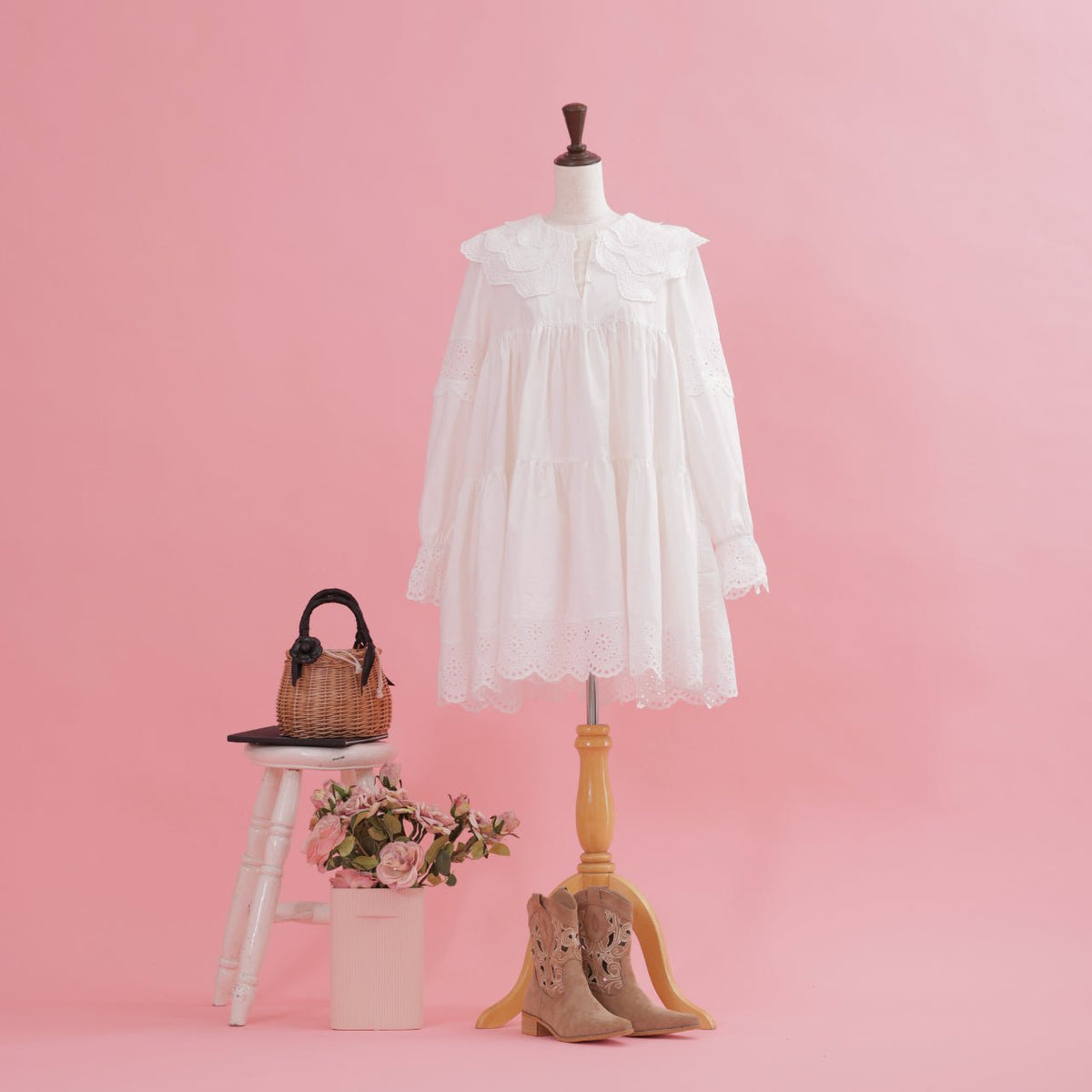 コラボ商品】Freesia Dress – MAISON MARBLE コラボ商品】Freesia Dress – MAISON MARBLE