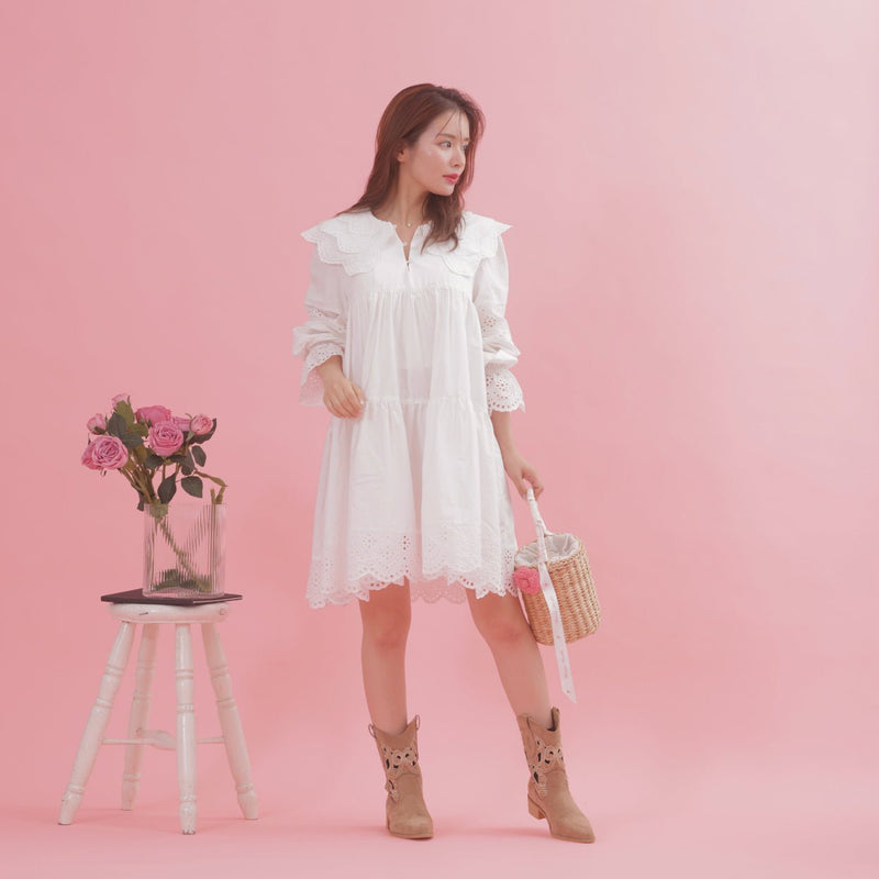 【コラボアイテム】Freesia Dress - MAISON MARBLE