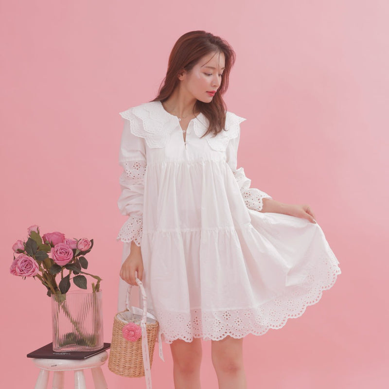 【コラボアイテム】Freesia Dress - MAISON MARBLE