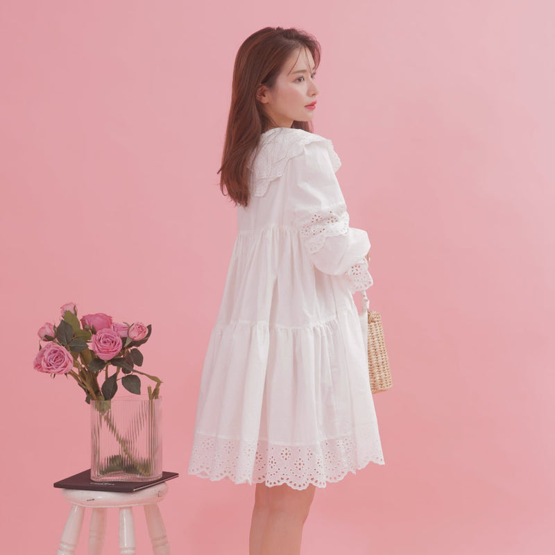 【コラボアイテム】Freesia Dress - MAISON MARBLE