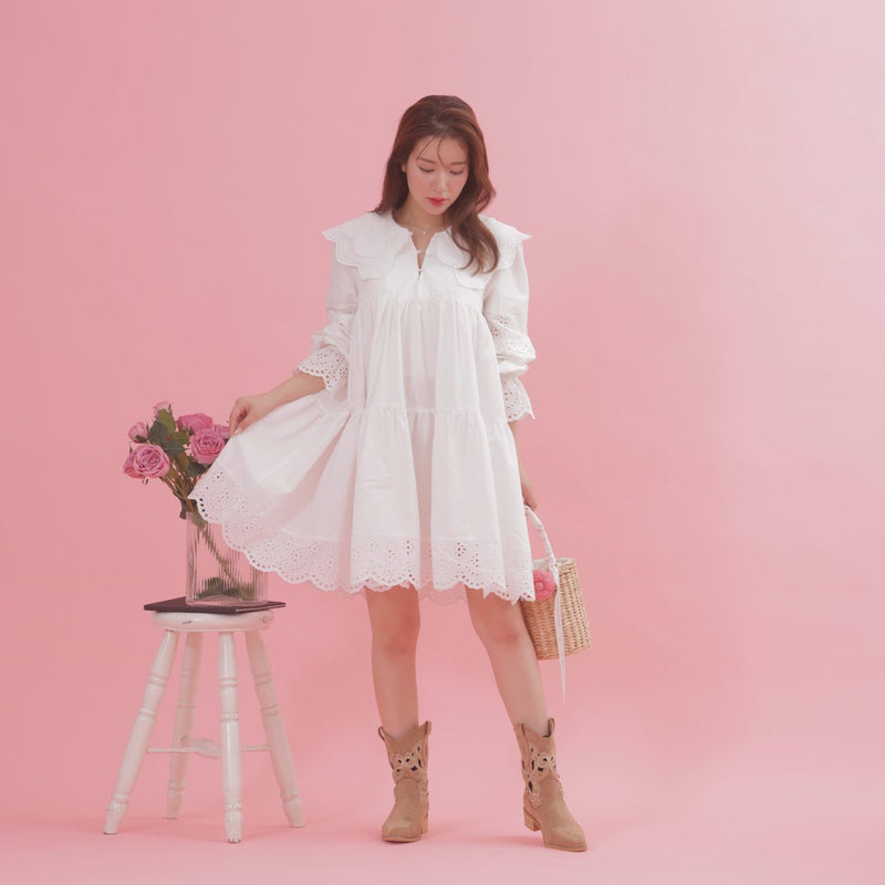 【コラボアイテム】Freesia Dress - MAISON MARBLE