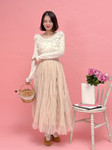 Frill Bloom Dot Tops - MAISON MARBLE