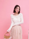 Frill Bloom Dot Tops - MAISON MARBLE