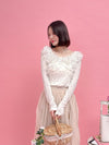 Frill Bloom Dot Tops - MAISON MARBLE