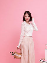 Frill Bloom Dot Tops - MAISON MARBLE