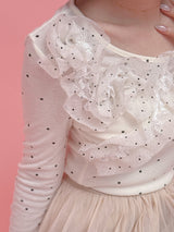 Frill Bloom Dot Tops - MAISON MARBLE
