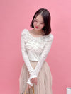 Frill Bloom Dot Tops - MAISON MARBLE