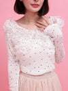 Frill Bloom Dot Tops - MAISON MARBLE
