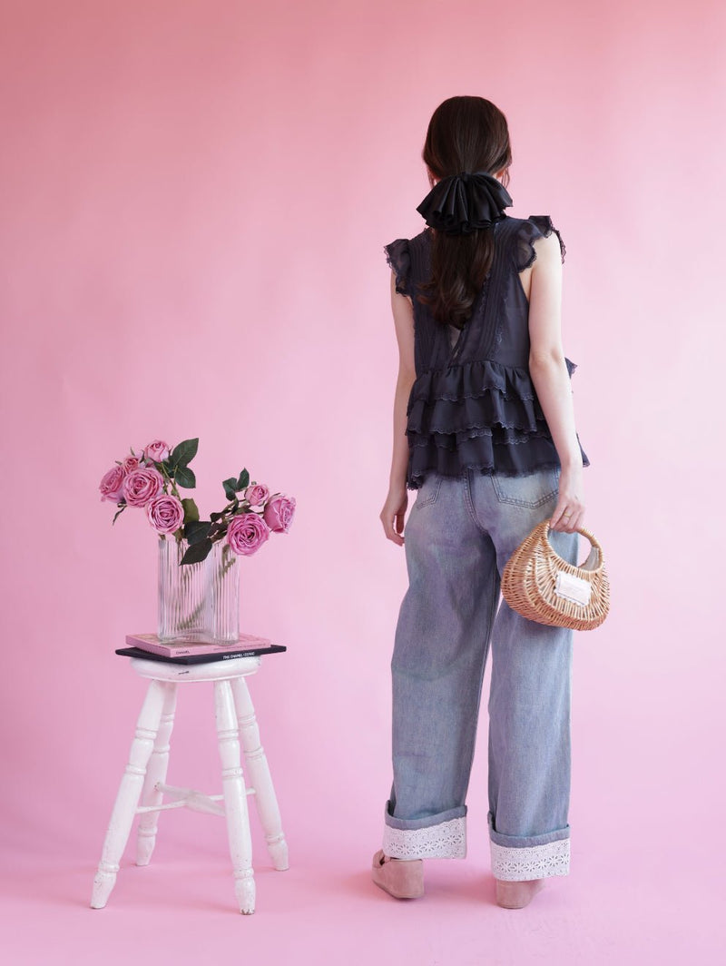 Frill Layered Tops - MAISON MARBLE