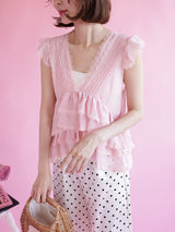 Frill Layered Tops - MAISON MARBLE