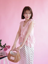 Frill Layered Tops - MAISON MARBLE