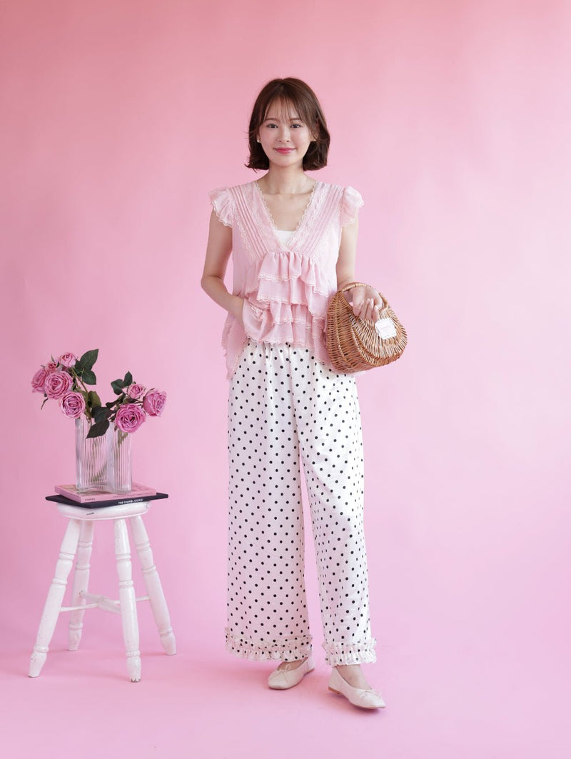 Frill Layered Tops - MAISON MARBLE
