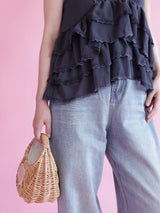 Frill Layered Tops - MAISON MARBLE