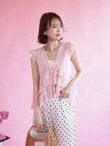 Frill Layered Tops - MAISON MARBLE