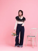 Frill Lily Denim - MAISON MARBLE